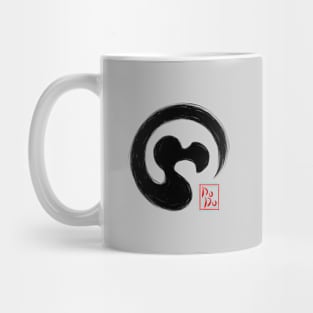 Dodo In Japanese Enso Circle Zen Dronte Mug